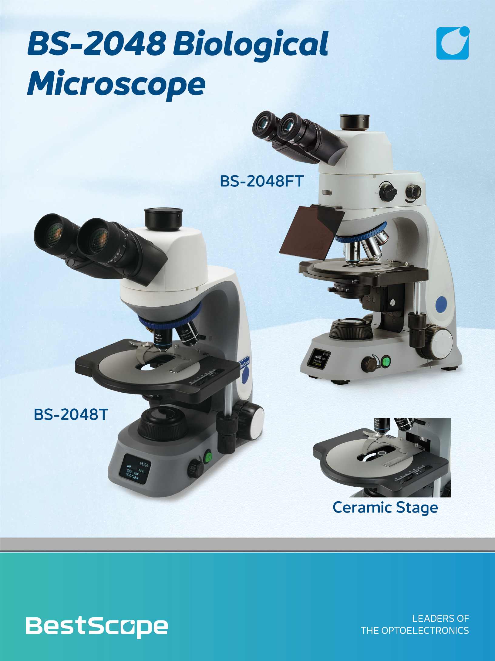 Microscópio Biológico BS-2048