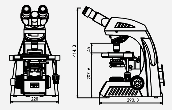 BS-2073 Afmeting