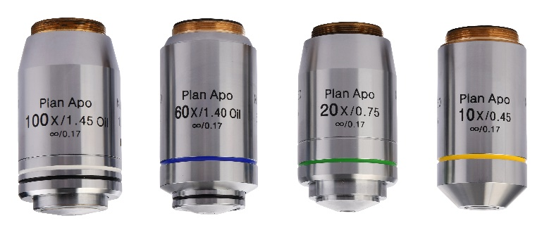 BS-2081 Plan apokromatisk fluorescerende mål