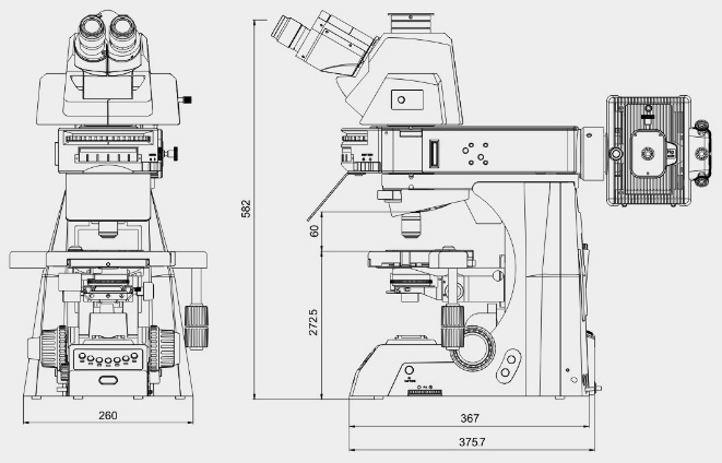 BS-2081F Dimenzija