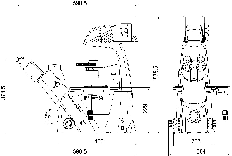 BS-2093B ಆಯಾಮ