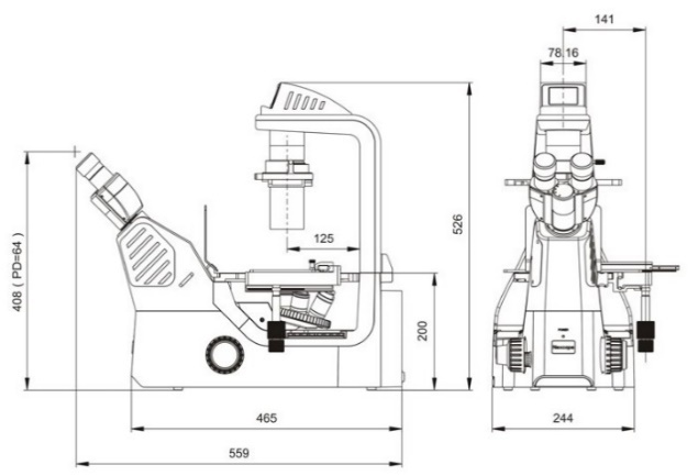 BS-2094BF Dimensjon