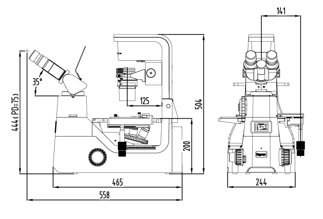 BS-2094CF Dimensjon