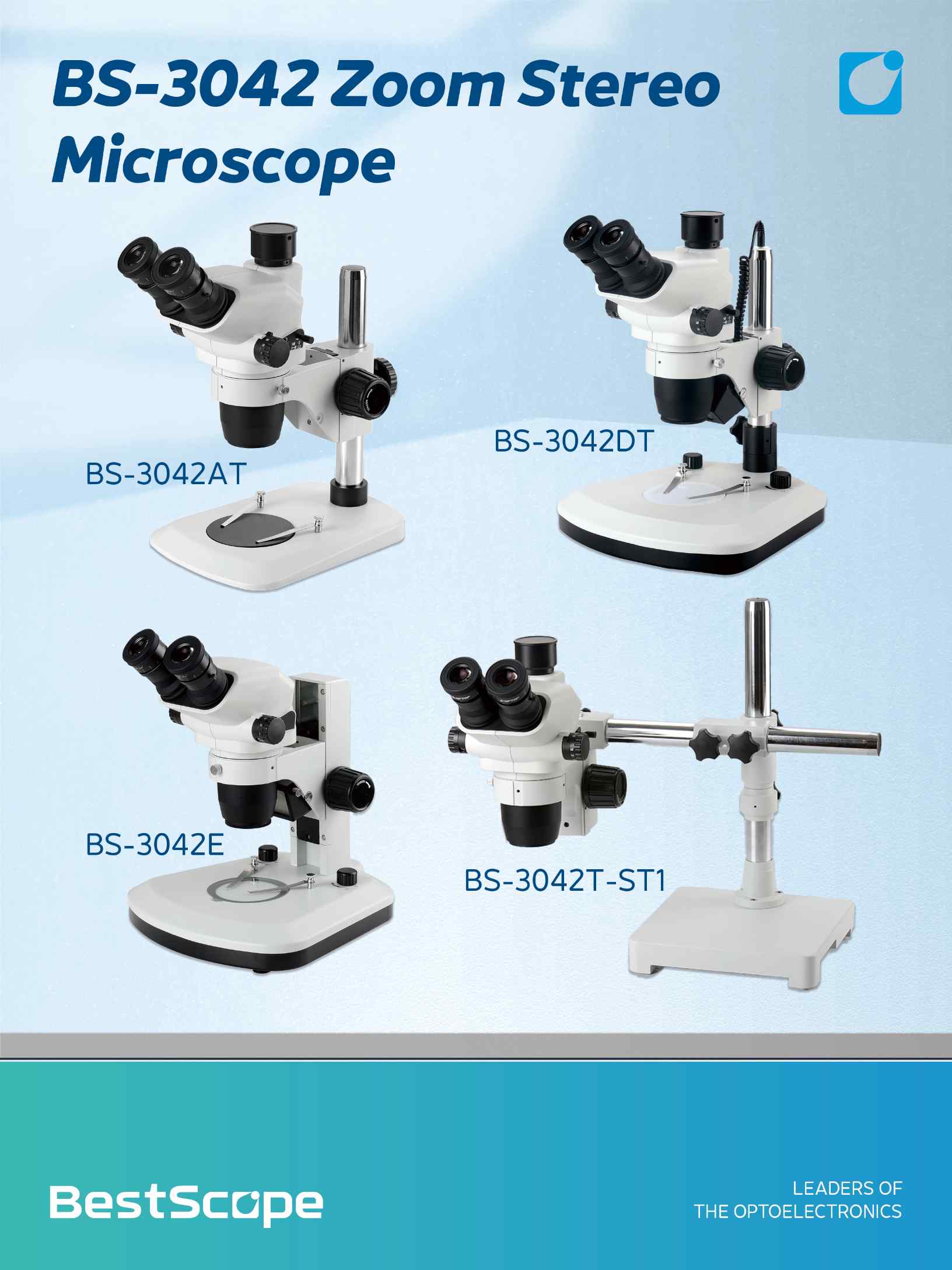 Microscopio estéreo con zoom BS-3042
