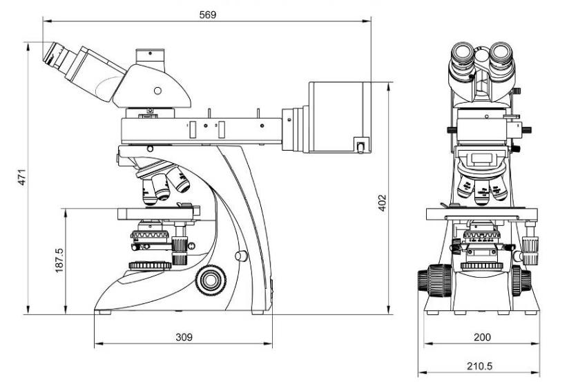 BS-6002TR&TTR Хэмжээ