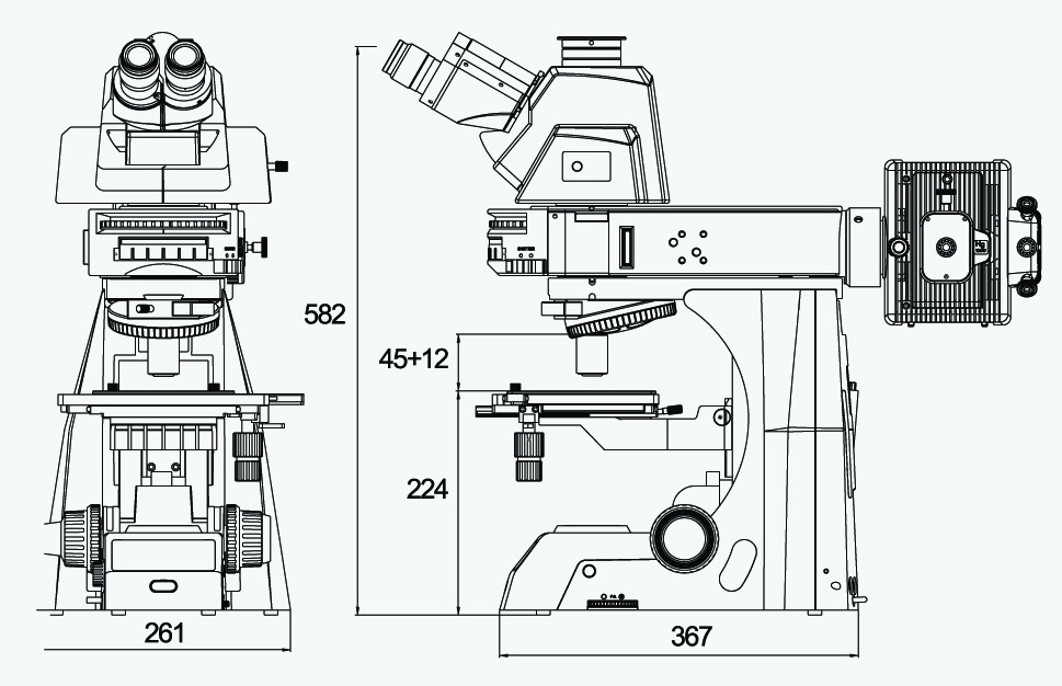 BS-6024RF ಆಯಾಮ