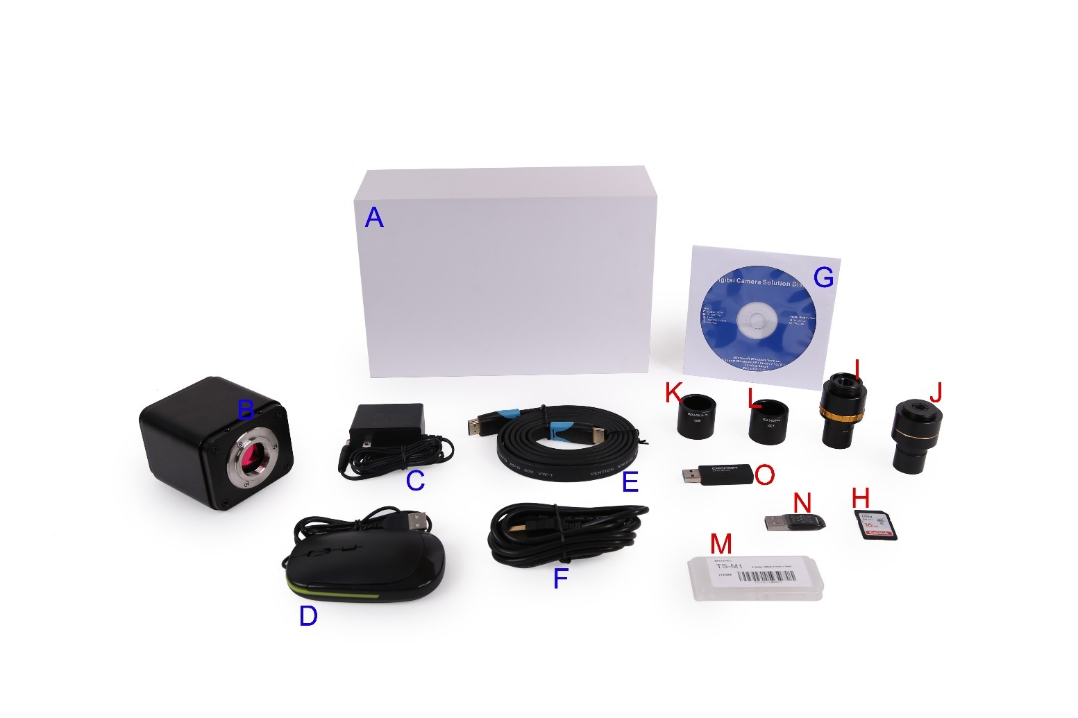BWHC1-4K Microscope Camera Packing