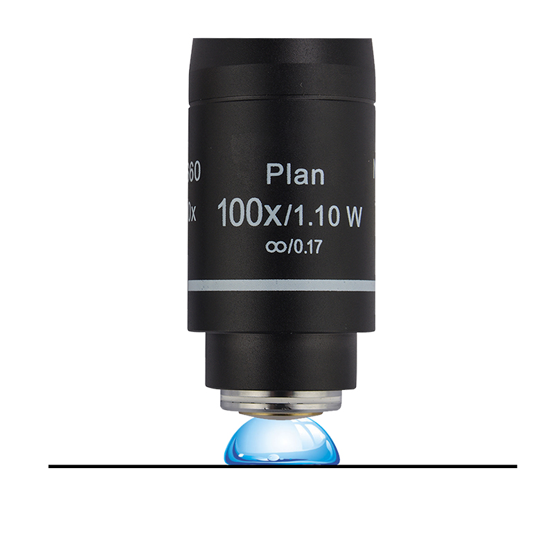 Objectif d'eau NIS60 100X pour microscope Nikon 800